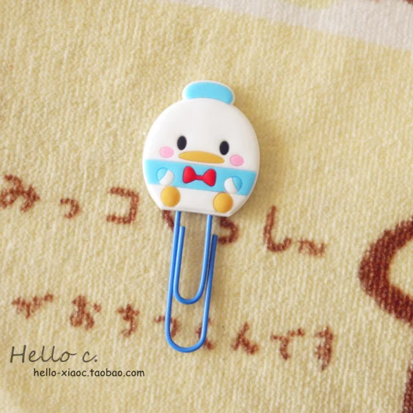 Микки Дональд милый клип креативный Дональд Pin Клип канцелярская Скрепка Закладка офисные аксессуары