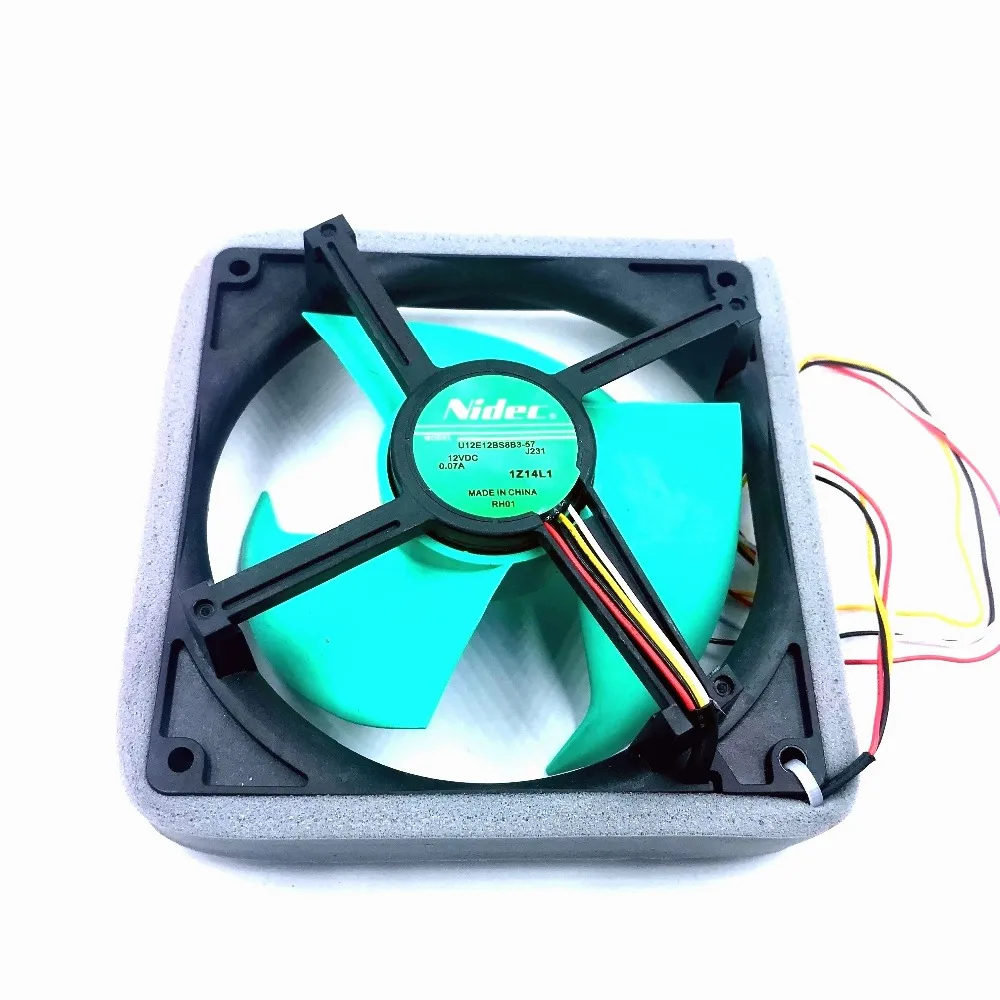 Для Nidec новая версия U12E12BS8B3 57 J231 vs U12E12BS8F3 12В 0.07A водонепроницаемый бесшумный