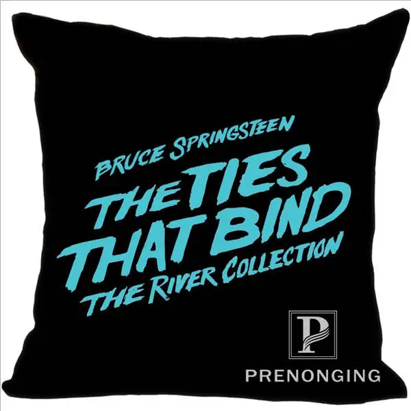 Pillowcases Заказная декоративная наволочка Брюс Спрингстин квадратная Наволочка на молнии лучший подарок 40x40 см, 45x45 см(одна сторона) 180117#117 - Цвет: Pillowcases