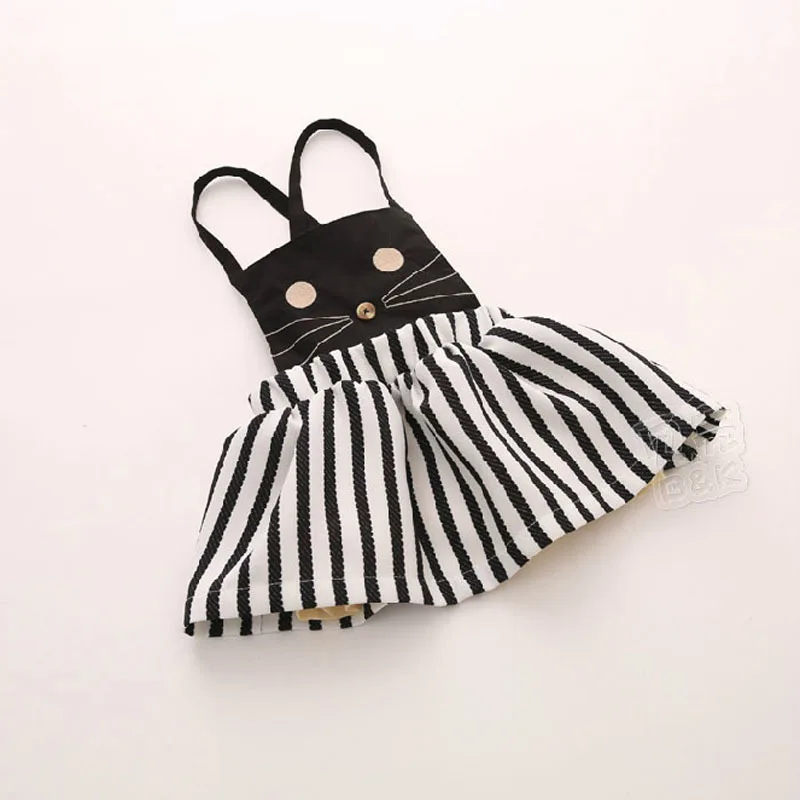 Free shipping Hot sale clothes child clothing Casual baby girl cat Summer autumn dress dresses Korean | Детская одежда и обувь