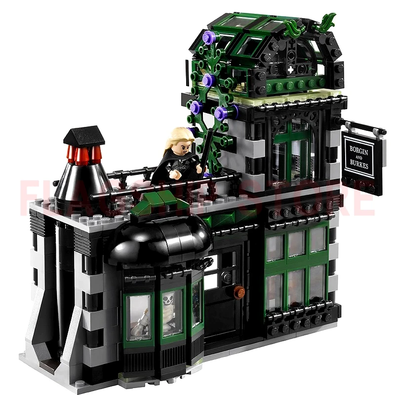 В наличии LP 16012 MOC наборы фильмов Diagon набор аллеи строительные блоки кирпичи
