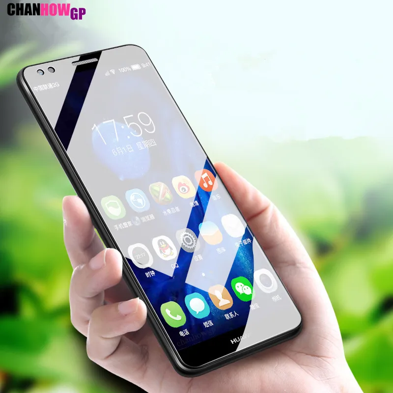 9H полное закаленное стекло для Huawei P10 P9 P8 Lite 2017 Mini Y7 Prime Nova 2i Honor 8 7X 6A 6C Pro Защитная