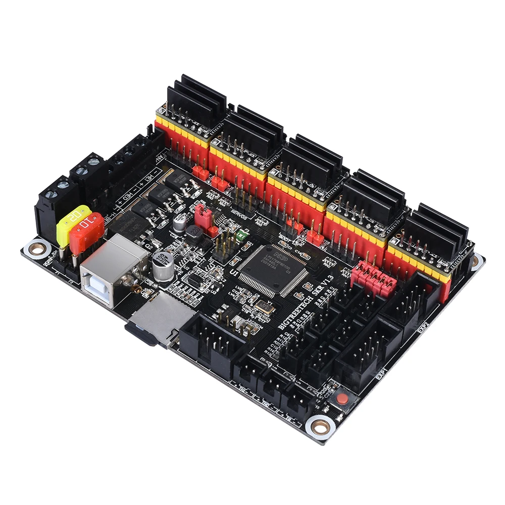 Драйвер шагового двигателя BIQU BIGTREETECH TMC5160 V1.2 SPI для SKR V1.3 Ender 3 Pro детали 3D принтера VS