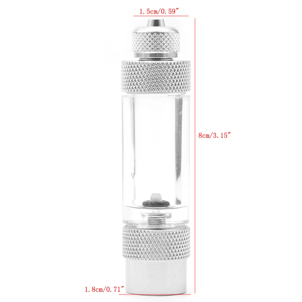 Аквариумный обратный клапан регулирующий рассеиватель CO2 Bubble Counter Single/Dual Head