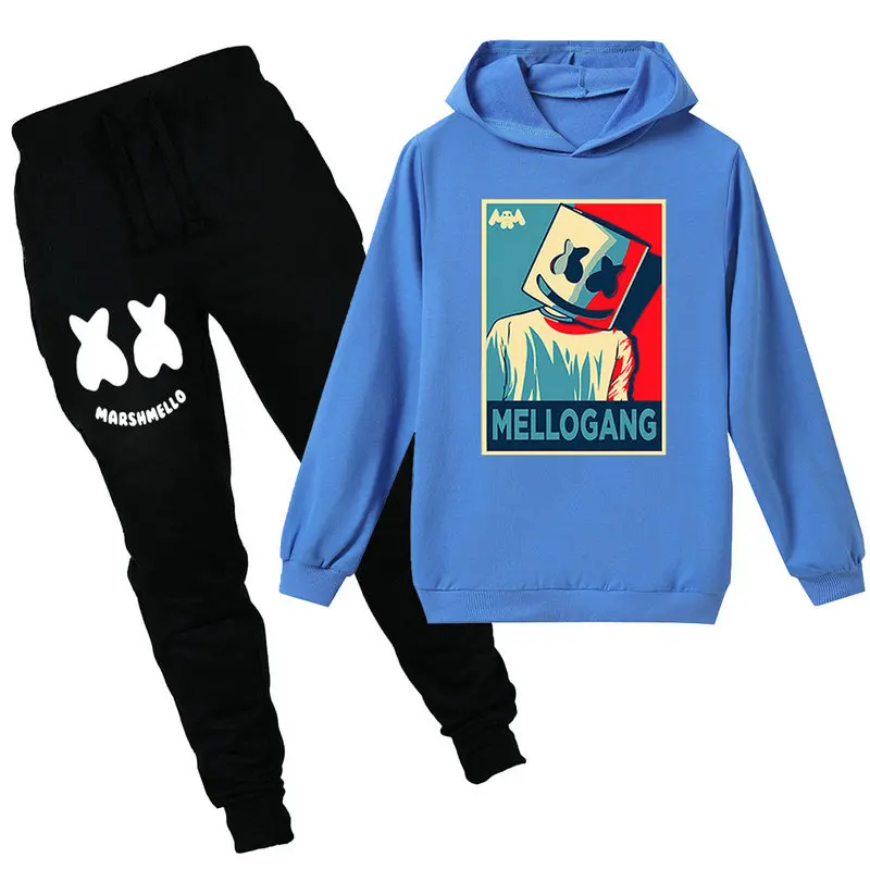 Marshmello DJ Music/Детская толстовка с героями мультфильмов детская футболка спортивные