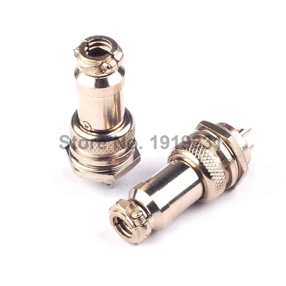 1 пара Штекерный и гнездовой разъем диаметр 16 мм|plug pin|plug adaptorplug battery |