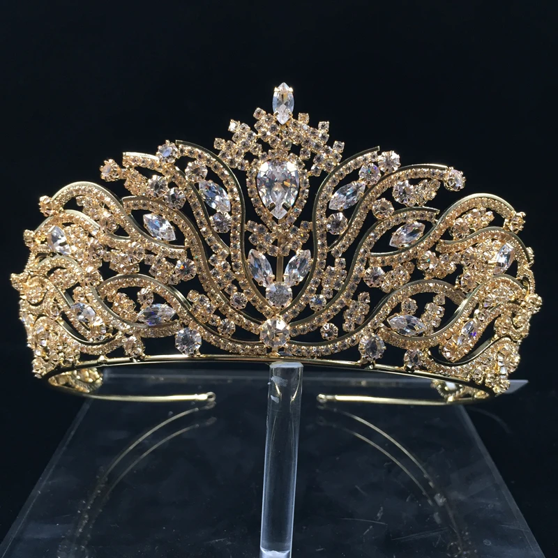 Сверкающая Корона из циркония AAA Аксессуары для украшений фея головной убор