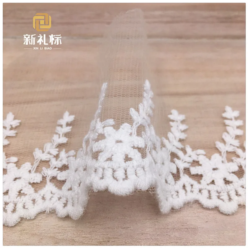 Ширина 8 см материал для рукоделия ручной работы сделай сам вышивка белая