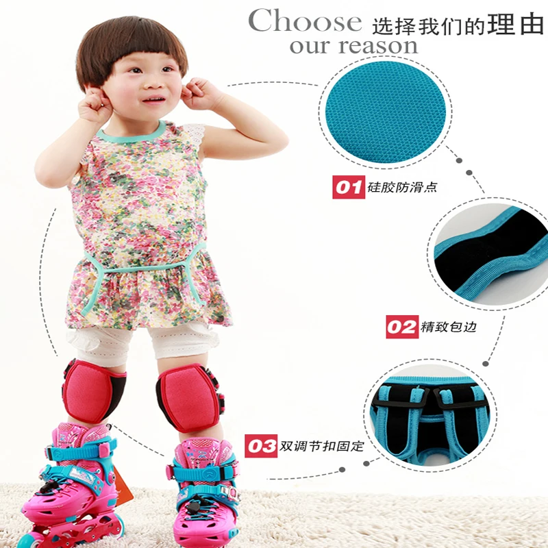 

Fashion Blue Pink Baby Crawling Knee Fall Baby Kneepads Crawl Children Knee Pad Crash Baby Knee Pads Toddler Warmers