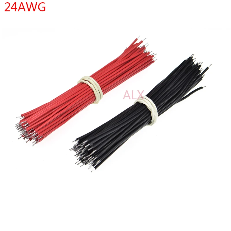 100 шт. 24AWG мм длинная Оловянная макетная плата джампер кабель гибкий