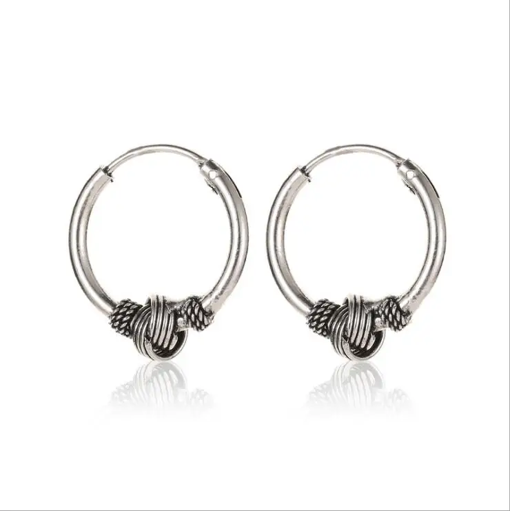 1 пара винтажных колец в форме головы ногтей серьги женские маленькие кольца