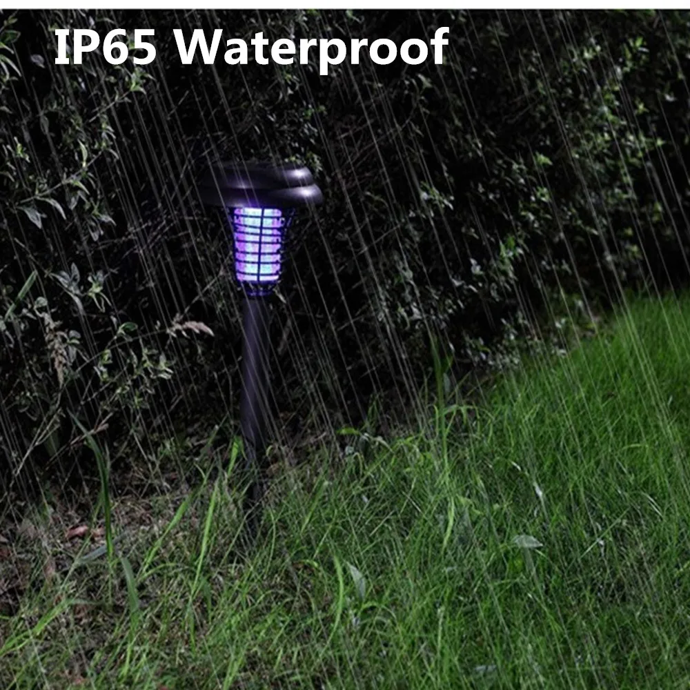 2 шт. москитный убийца Солнечный светодиодный Жук уличный фонарь с функцией