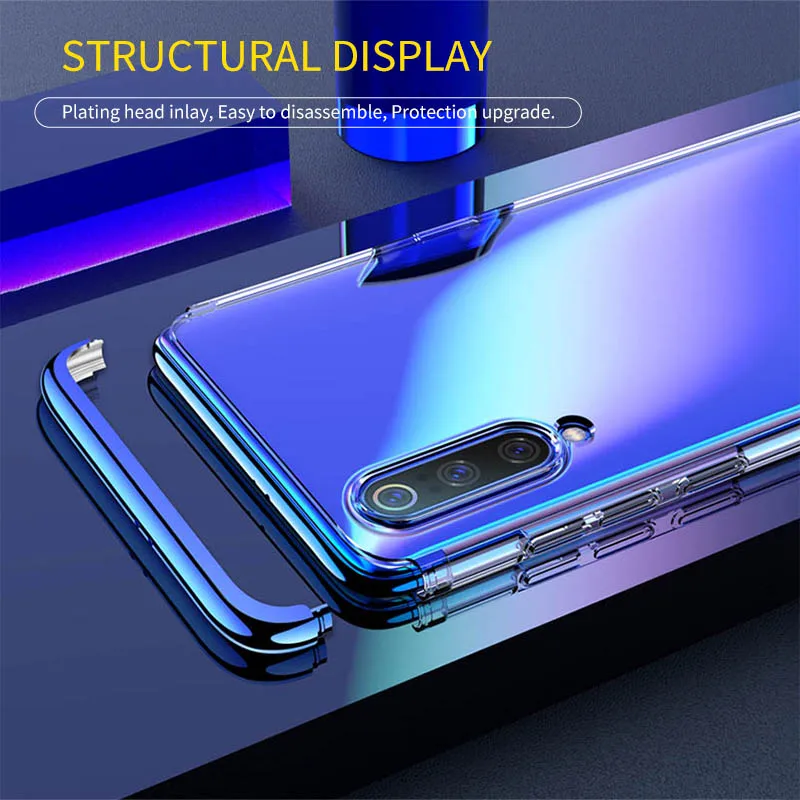 Оригинальный чехол GKK для Xiaomi Mi 9 полная защита 3 в 1 покрытие прозрачная задняя