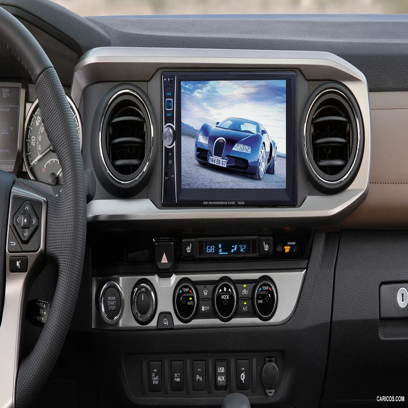AZGIANT6.6 &quotHD Автомобильный Mp5 навигатор 7 цветов подсветка Bluetooth ручной интернет