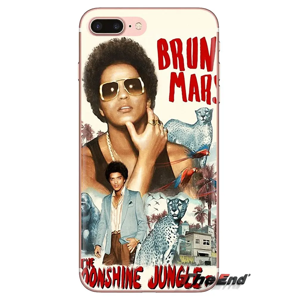 Чехол для телефона Huawei G7 G8 P7 P8 P9 P10 P20 P30 Lite Mini Pro P Smart Plus 2017 2018 2019 Бруно Марс moonshine jungle