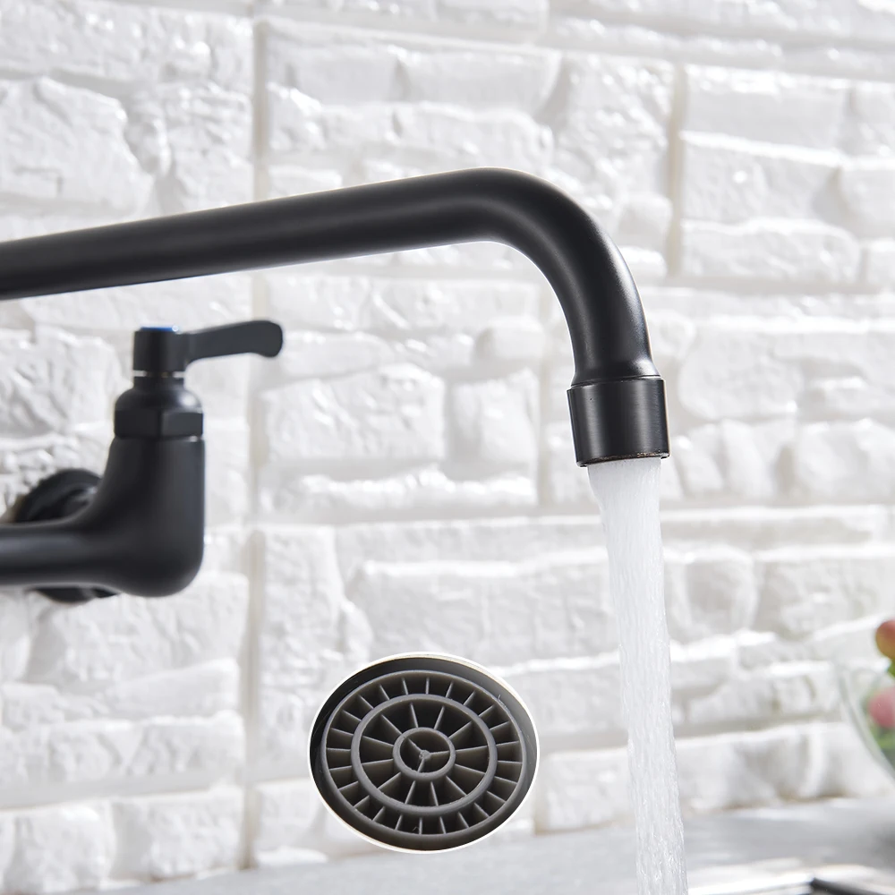 Хромированный латунный кухонный смеситель Uythner для раковины поворотный