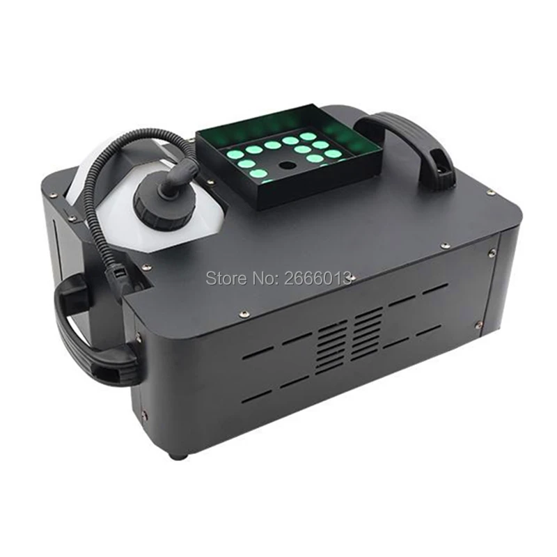 1500 Вт Светодиодная дым-машина/беспроводной пульт дистанционного DMX512 дымовая машина с 24x9 Вт RGB светодиодный свет/профессиональный этап pyro Вертикальная светодиодный Fogger