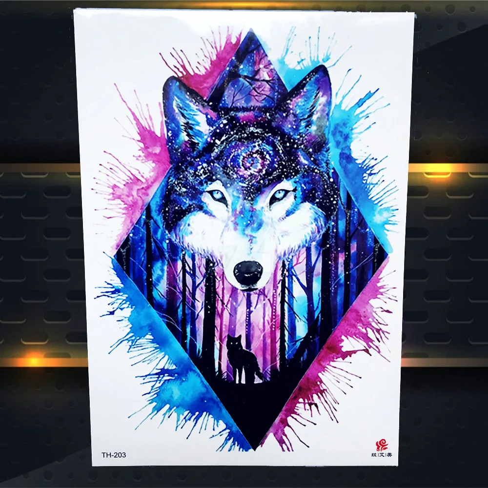 Татуировка на рукавах большого тела временная тату наклейка форсаж Дуэйн рок