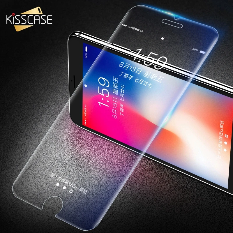 KISSCASE 5D 9H закаленное стекло для iPhone 5 5S SE Защита экрана 7 8 6S Plus защитная пленка