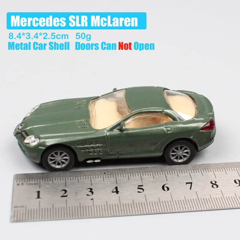 8 см Siku мини Dodge Viper STR mlaren ADAC Audi A4 Avant 545i полицейский X5 комбайн автомобиль и литые под давлением Автомобили Модель игрушки для детей - Цвет: Mercedes SLR McLaren