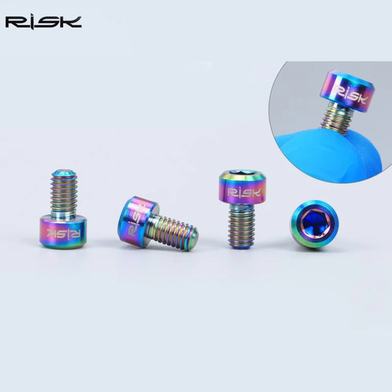 2 шт. M6x10mm ультра светильник titanium сплава винты v тормозная колодка и c Тормозной
