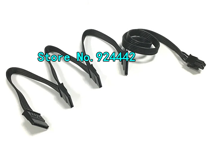 Новый 6Pin брюк для мальчиков от 1 до 4 SATA 15Pin Питание разветвитель удлинитель 15 P