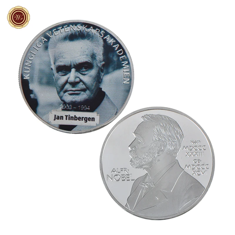 Jane Ding Bogen WR Nobel Prize Jacobus henrics van't Hoff серебряные коллекционные монеты химик посеребренный металл монета для коллекции - Цвет: Jane Ding Bogen