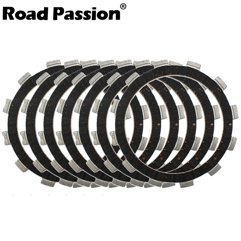 

Набор фрикционных тарелок для мотоцикла Road Passion, 7 шт., набор фрикционных тарелок для SUZUKI RGV250 Gamma 1991 DR350 90-2000 SV400 1998-05 GSX750 2003