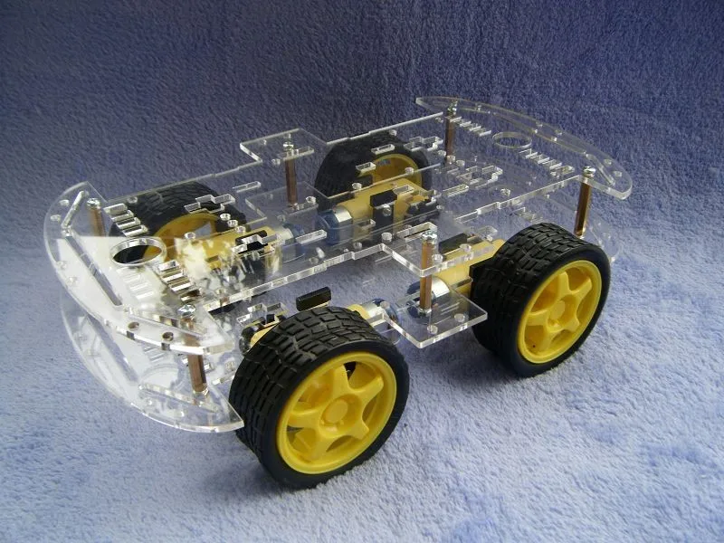 4WD умный робот шасси автомобиля наборы для arduino с датчиком скорости