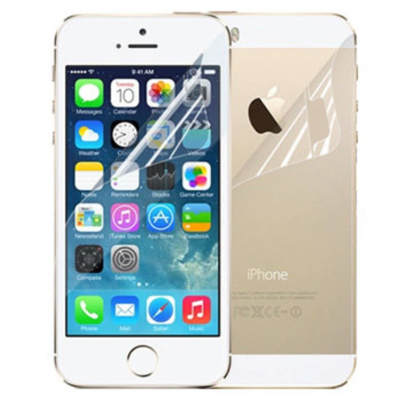 5 шт. Прозрачная мягкая защитная пленка для переднего экрана iPhone 5S SE Shield ecran