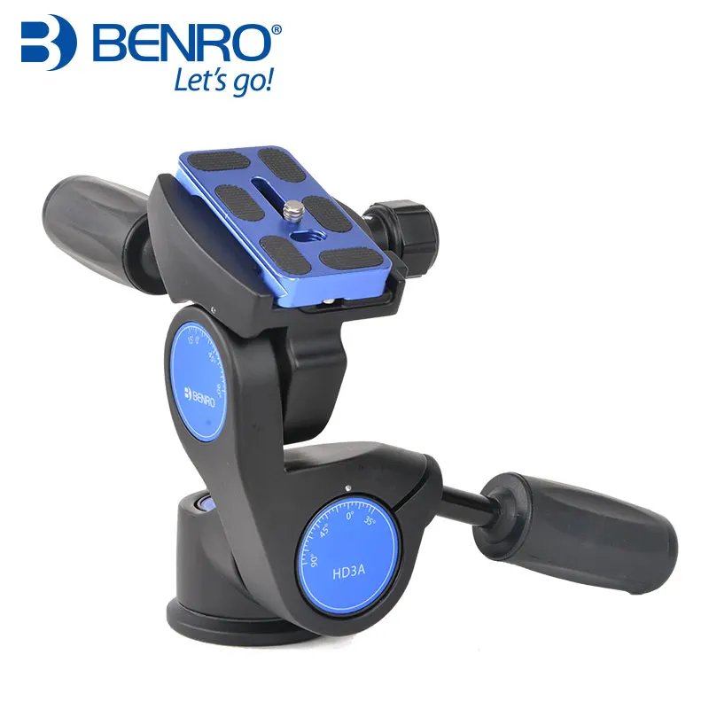Benro HD Series 3-Way Pan tripod head HD3A Professional Magnesium Alloy Panhead Weight | Электроника