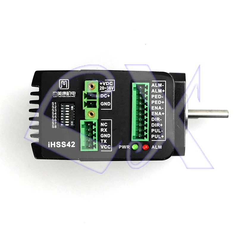 JMC 42 интегрированный замкнутый контур шаговый мотор драйвер IHSS42-24-05 0.48NM 2-фазовый Гибридный servo 24VDC