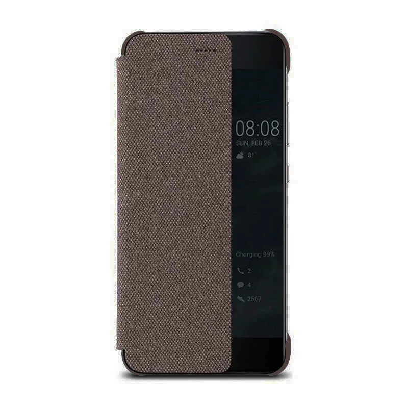 Чехол для HUAWEI P10, Официальный чехол с умным окном, кожаный флип-чехол для HUAWEI P10 Plus, бизнес P10 Plus, откидная крышка
