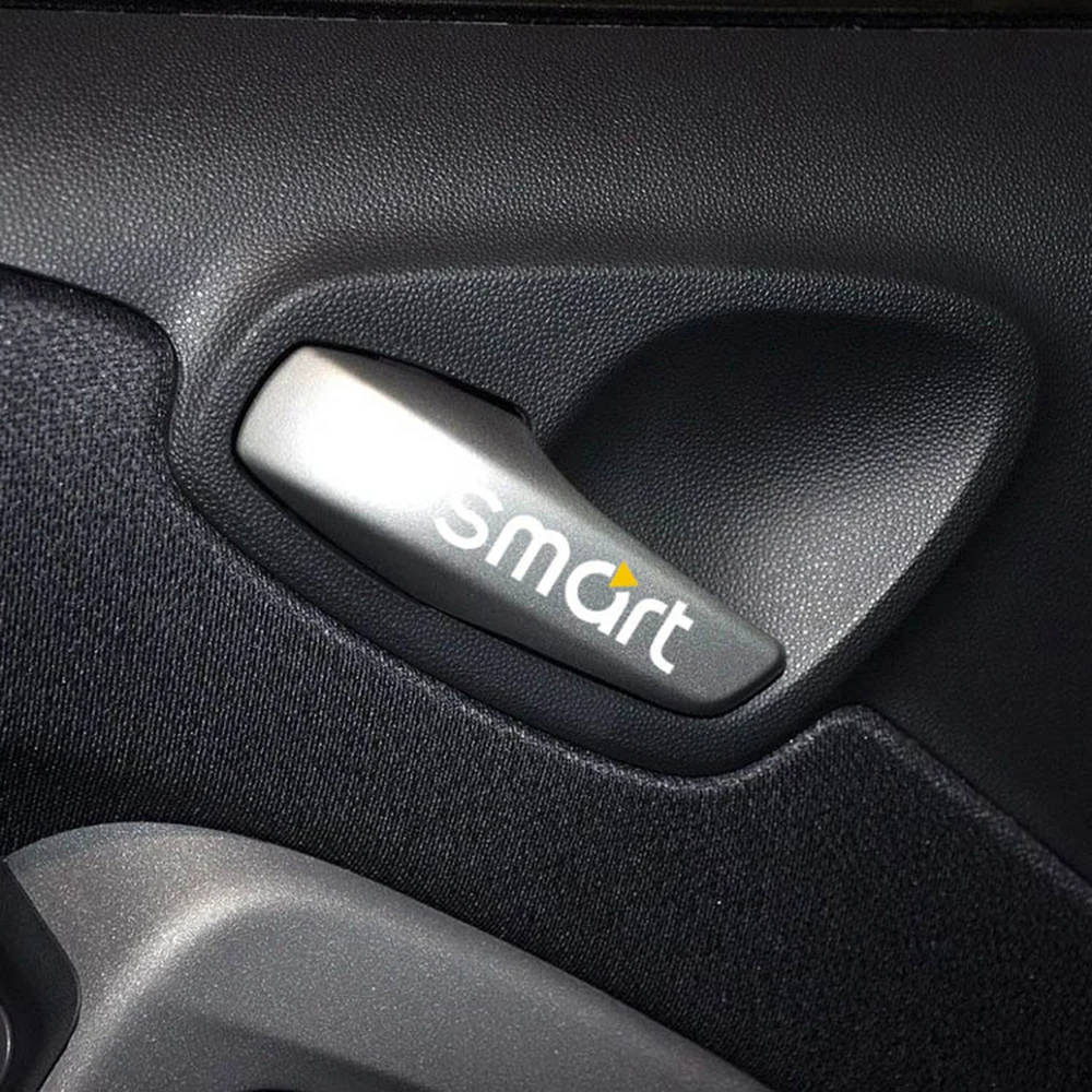 2 X автомобильные аксессуары наклейка с внутренней ручкой двери и для Smart Fortwo Forfour |