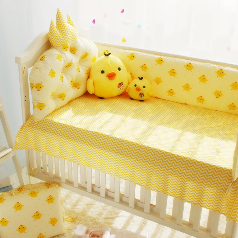 Акция! Милый комплект постельного белья для новорожденных кроватки 100% хлопок