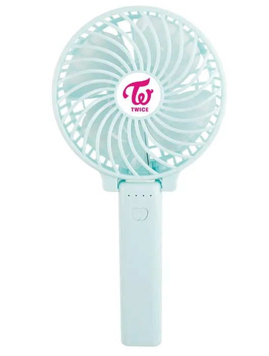 [MYKPOP] два раза портативный перезаряжаемые складные мини вентиляторы с USB KPOP пункт