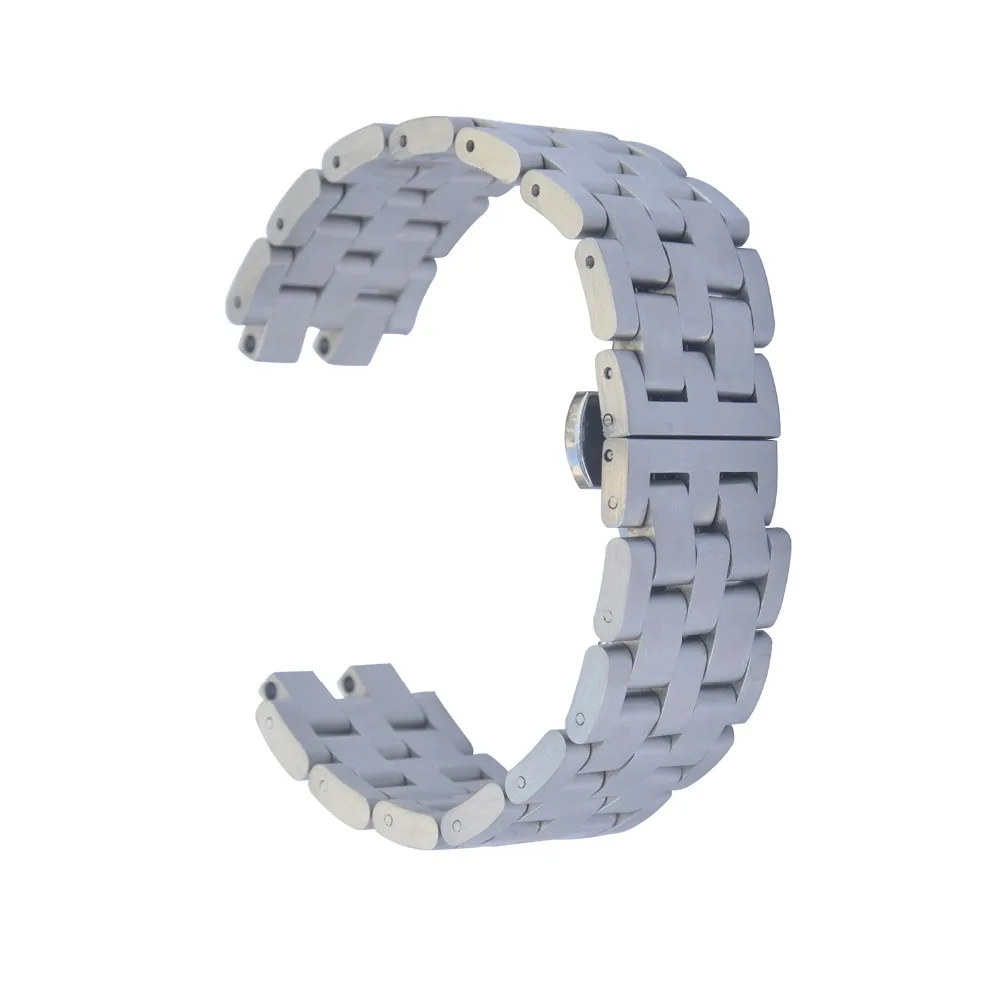 Продажа Браслет из нержавеющей стали с пряжкой-бабочкой, 22 мм