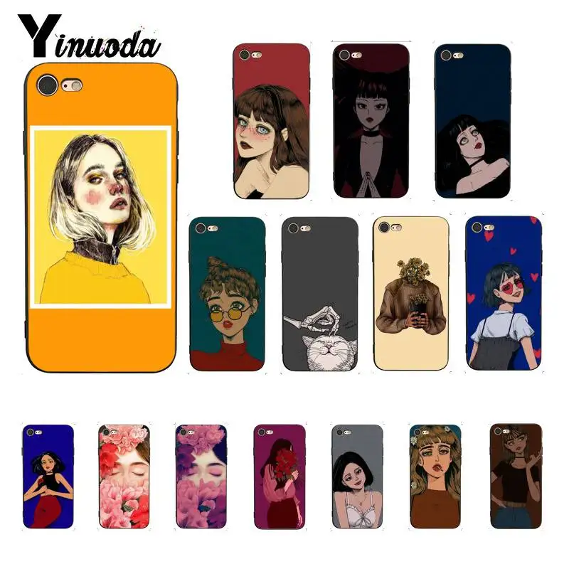 Yinuoda Модный чехол для телефона с рисунком на тему любви iPhone 8 7 6 6S 6Plus X XS MAX 5 5S SE XR 11 pro