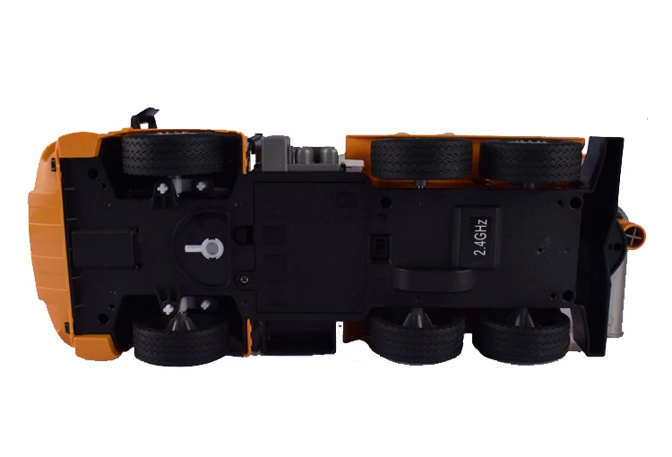 2,4G RC автомобили самосвал игрушки для детей мальчиков рождественские день рождения подарки желтый цвет RC инженерный грузовик модель Мальчиков пляжные игрушки