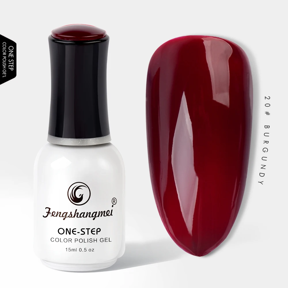 Fengshangmei 15 мл гель лак One Step 3 в 1 для ногтей био гели Soak Off модные чистые Применение DIY