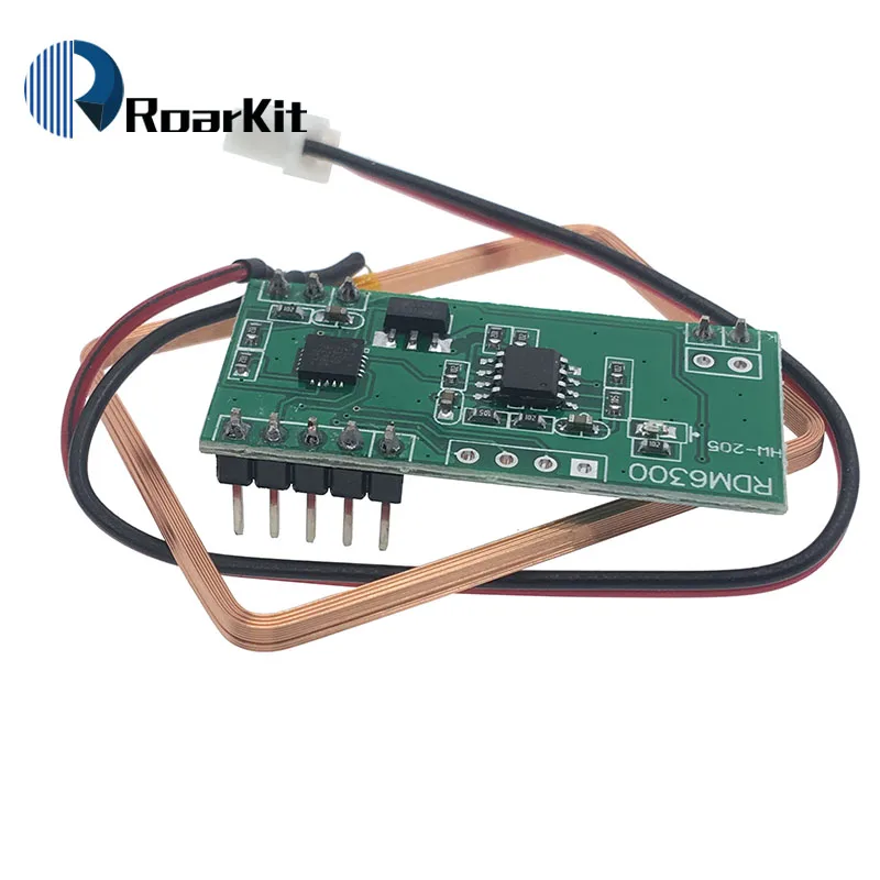 Бесплатная доставка! UART 125 кГц EM4100 RFID считыватель ключей Модуль RDM6300 (RDM630) для