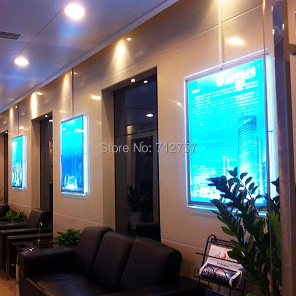 Светодиодные акриловые вывески с подсветкой настенный Кристальный каркас