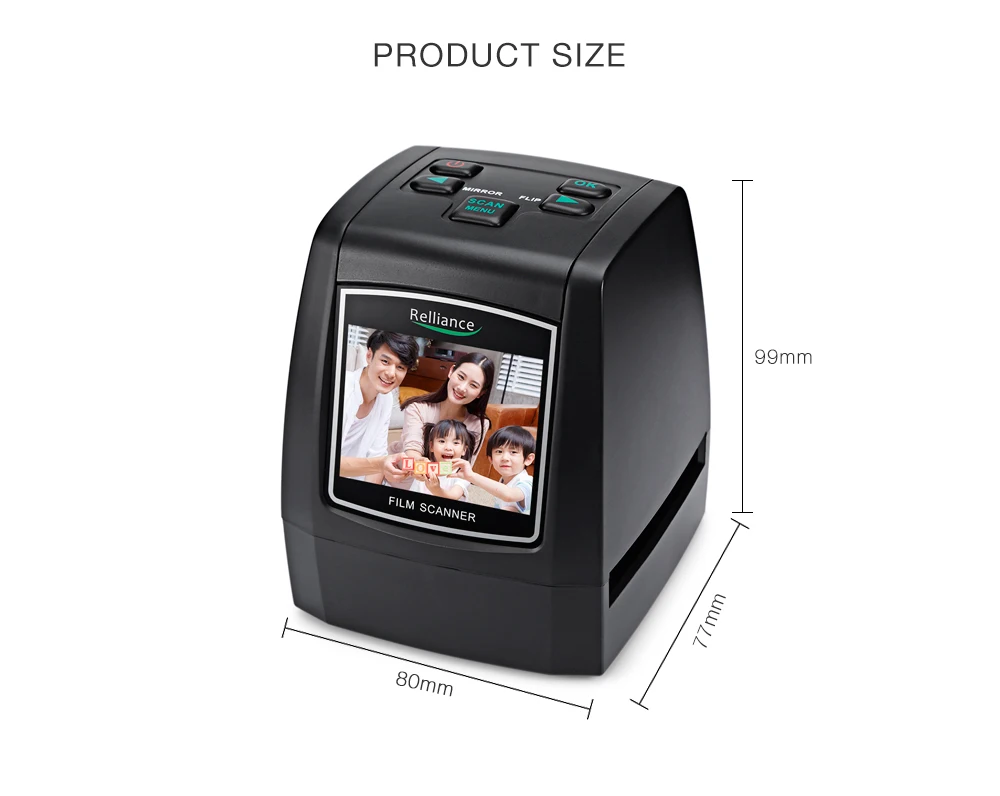 REDAMIGO 14MP 22MP 135 мм sd-карта пленка сканирование фото сканеры отрицательная пленка сканер Слайды Сканер цифровой пленочный конвертер 018U