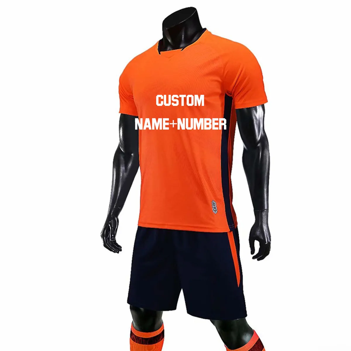 Custom name number Новые мужские футбольные майки для мальчиков, наборы, детский спортивный комплект, тренировочные футбольные майки, рубашки, дышащие командные униформы, индивидуальный номер - Цвет: Custom name number