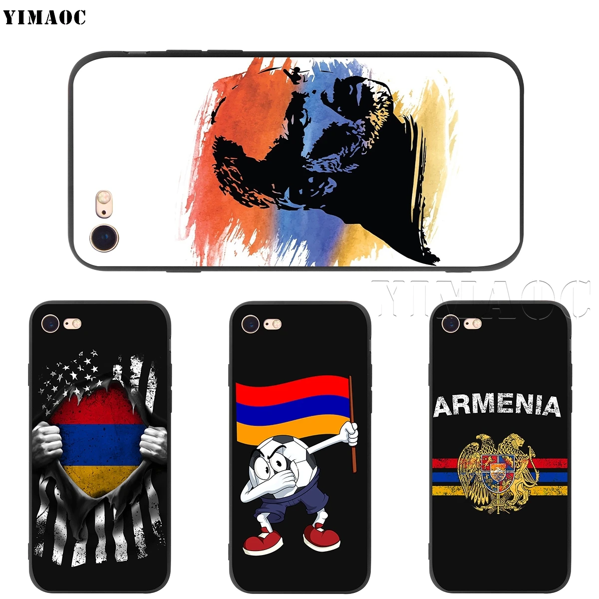 Силиконовый мягкий чехол с флагом армян для iPhone 11 Pro XS Max XR X 8 7 6 6S Plus 5 5S SE
