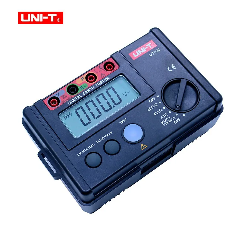 Цифровой измеритель заземления UNI-T UT522 0-400 в 0-4000 Ом тестер сопротивления изоляции