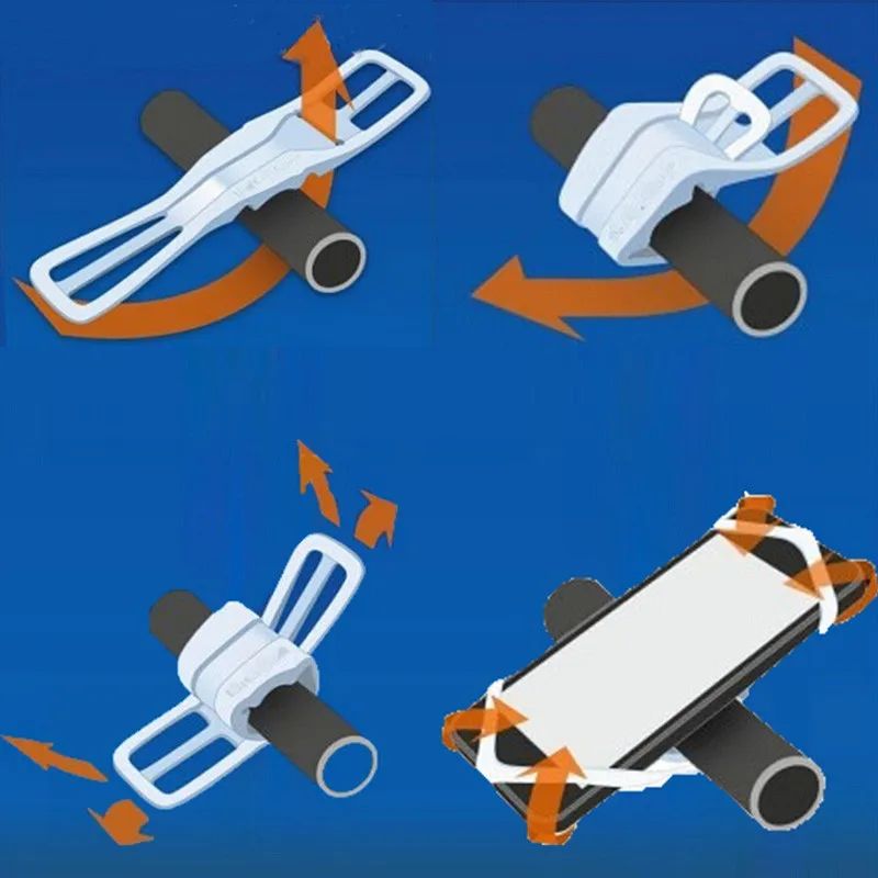 Универсальный держатель для телефона пластиковый на руль мотоцикла велосипеда