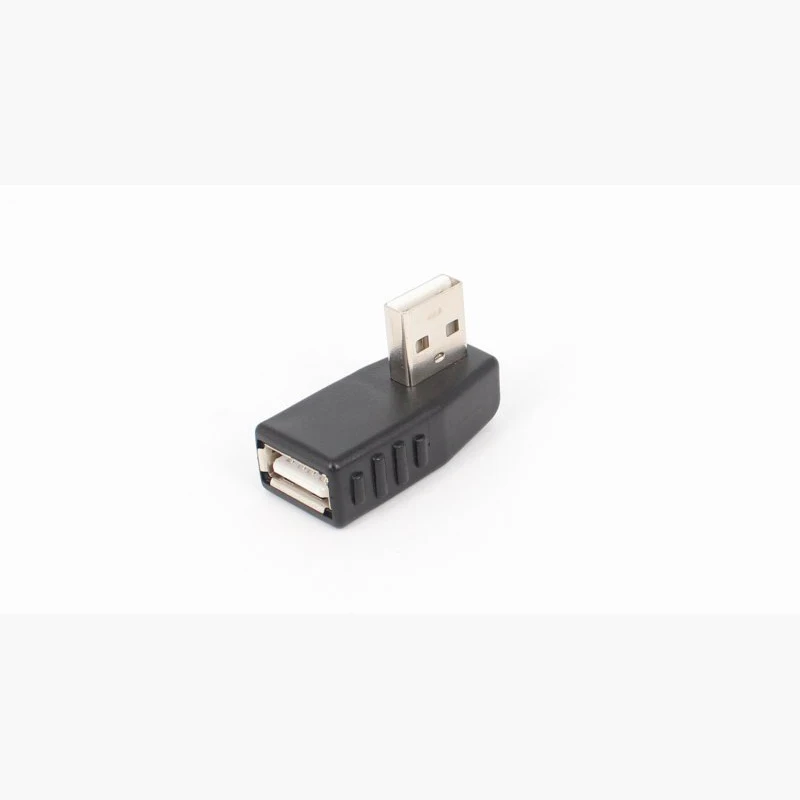 Переходник с углом влево и вправо под 90 градусов USB 2 0 A папа-Мама разъем AM/AF для