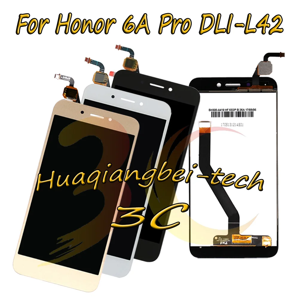 5,0 'Новый для Huawei Honor 6A Pro DLI-L42 Полный ЖК-дисплей + сенсорный экран дигитайзер в сборе 100% протестирован