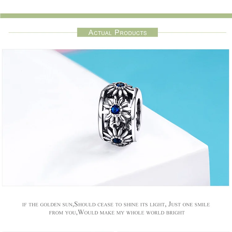 925 Серебряный лиса пчела fit Pandora браслет Жук Снежинка украшения в виде звездочек Роза освежитель воздуха-бутылочка циркон бусины в форме сердца для изготовления браслетов